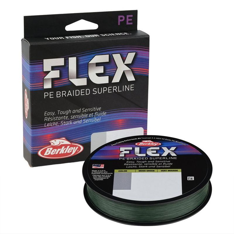 Berkley Vlasec Flex Moss Green 135m 0,14mm