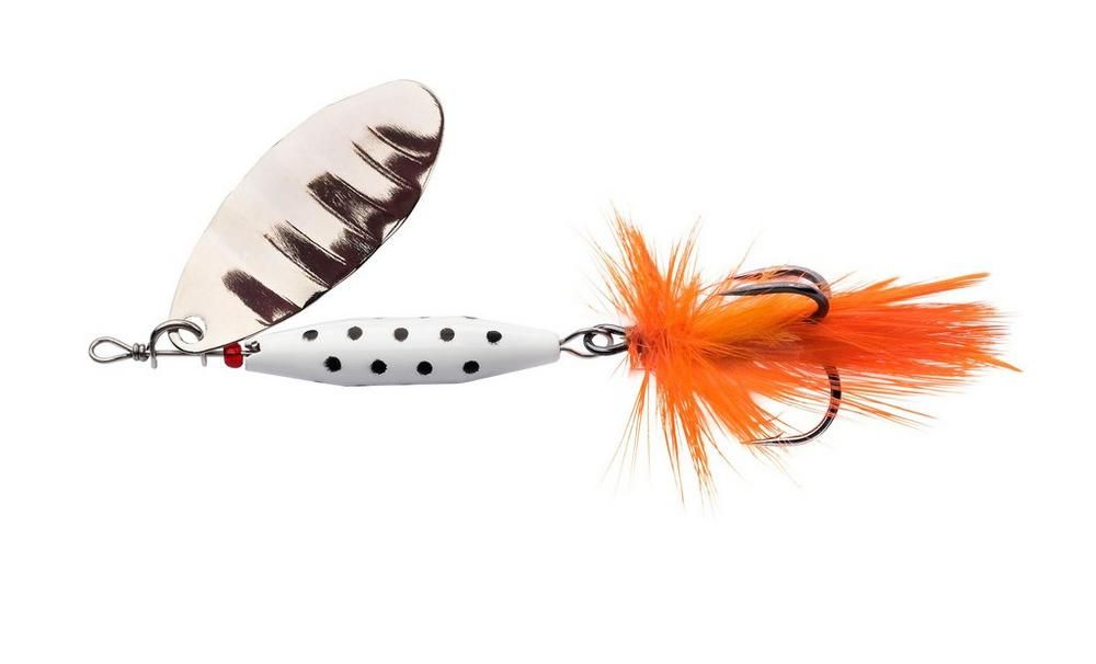 Abu Garcia Rotačka Reflex White Spinners 18g Silver