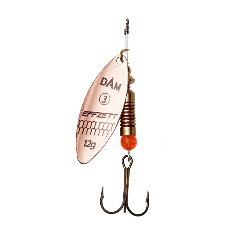 DAM Effzett Rotačka Predator Spinner 0/3g Copper