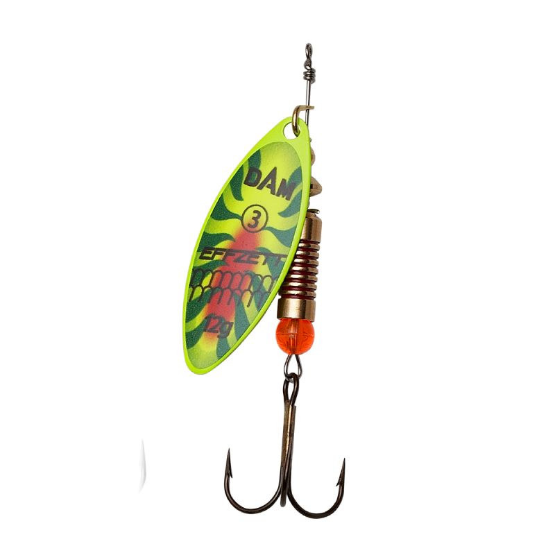 DAM Effzett Rotačka Predator Spinner 0/3g Fire Shark