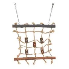 Hračka pre vt&aacute;ky - &scaron;plhacia stena na zavesenie, 27 x 24 cm