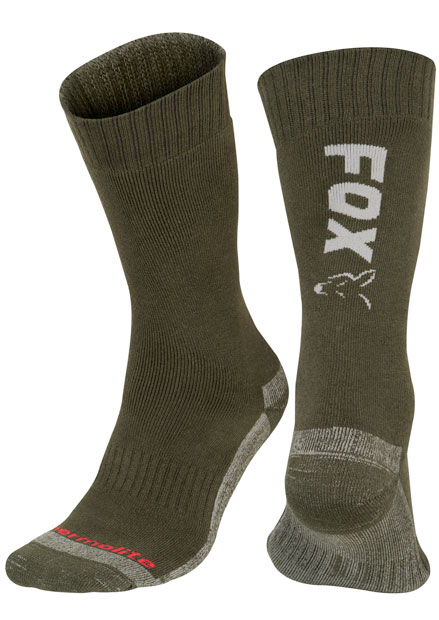 Fox Collection Socks green/silver, 6 - 9 (eu 40-43)