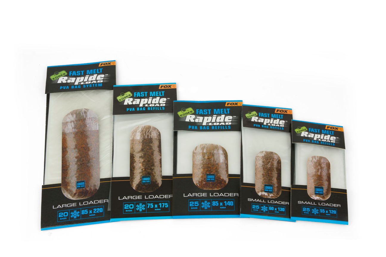 Fox Edges™ Rapide™ Load PVA Bag Refills Fast Melt 60mm x 130mm - 25 bags