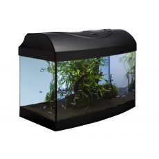 Akvárium STARTUP 40 LED Expert 6W - OBLÚK - ČIERNE