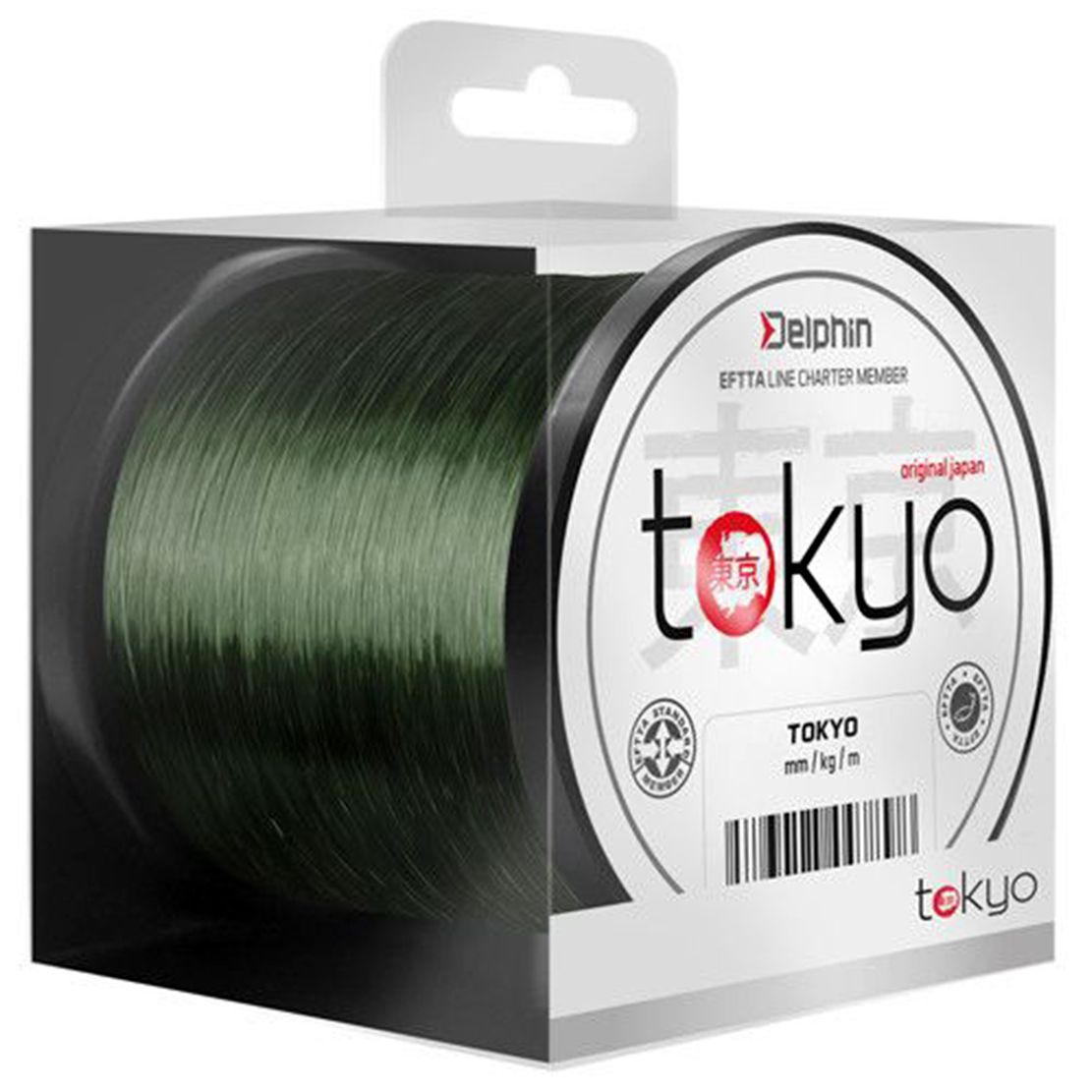 Monofil Delphin TOKYO / zelený 300m  0,309mm