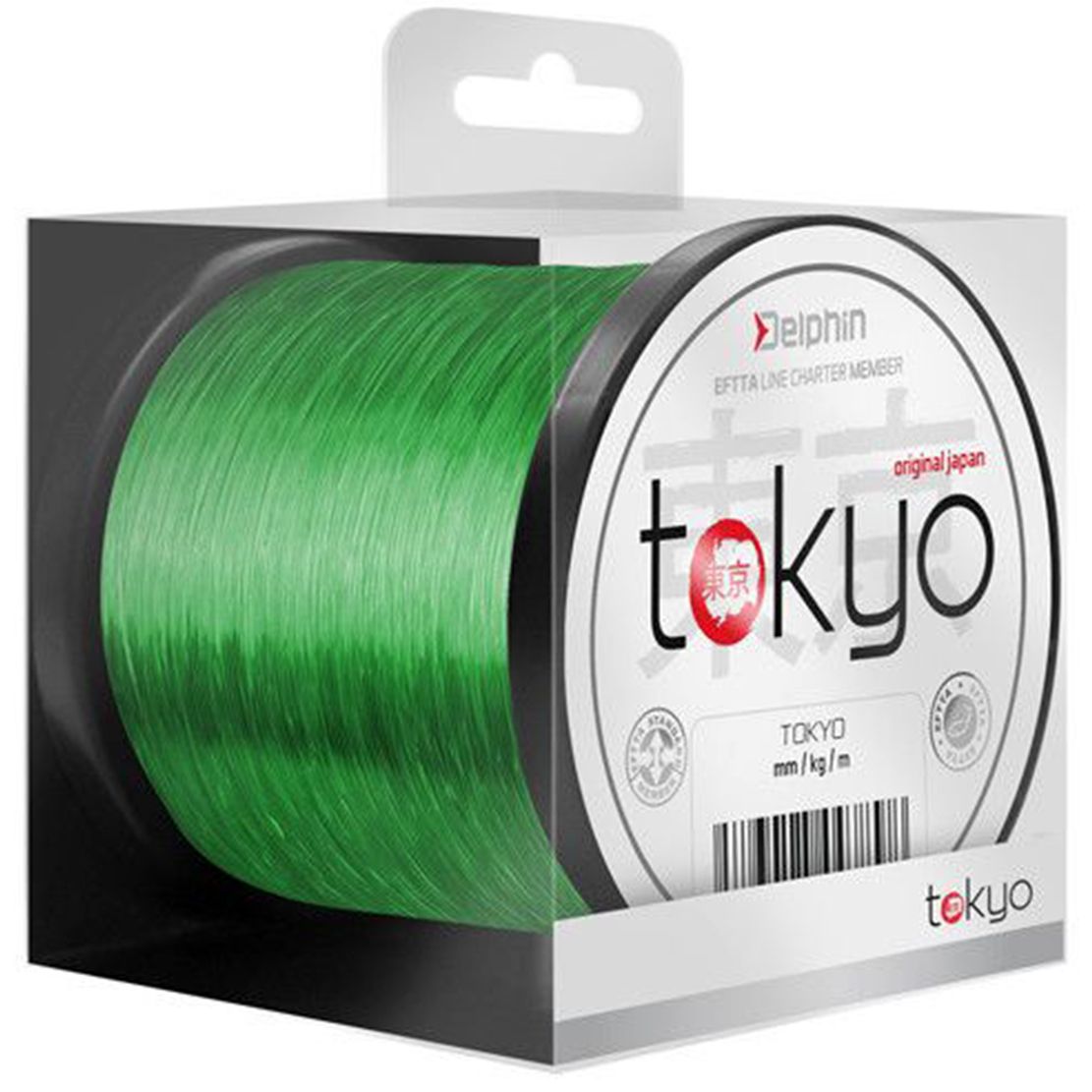 Monofil Delphin TOKYO / fluo zelený 600m 0,369mm