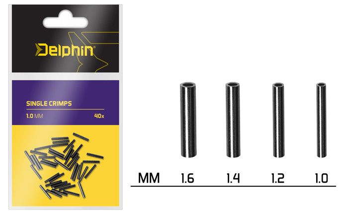 Delphin Single CRIMPS 40ks 1,4 mm