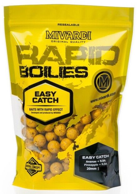 Mivardi Rapid Boilies Easy Catch - Pineapple + N.BA. 3,3kg/20mm