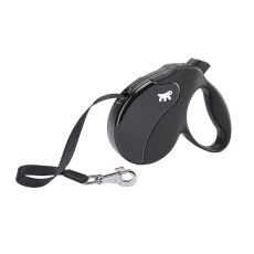 Vodítko Amigo Medium do 25kg - 5m popruh, čierne