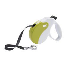 Vodítko Amigo Medium do 25kg - 5m popruh, bielo zelené