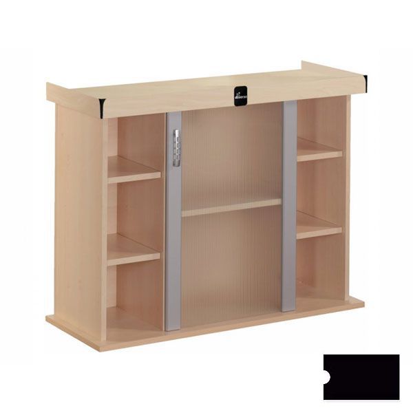 Stolík pod akvárium MODERN 100x40x77 cm DIVERSA - čierny, rovný