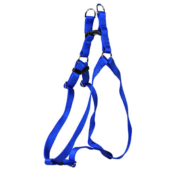 Postroj pre psy, nylonový - modrý, 53 - 68 cm