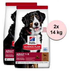 Hill's Science Plan pre dospelých psov veľkých plemien s jahňacím a ryžou 2 x 14 kg
