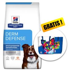 Hill's Prescription Diet Canine Derm Defense 12 kg + taška ZADARMO