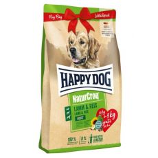 Happy Dog NaturCroq LAMM & REIS 15 kg + 3 kg ZADARMO