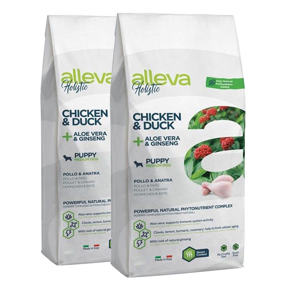 Alleva HOLISTIC dog puppy & junior medium chicken 2 x 12 kg
