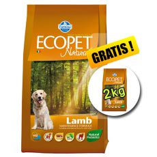 Farmina MO P ECOPET N dog LAMB MEDIUM 12 kg + 2kg GRATIS