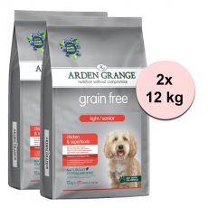 ARDEN GRANGE GF Light/Senior Chicken & Superfoods 2 x 12 kg