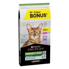 PURINA PRO PLAN CAT STERILISED RENAL PLUS morka 10 + 2 kg