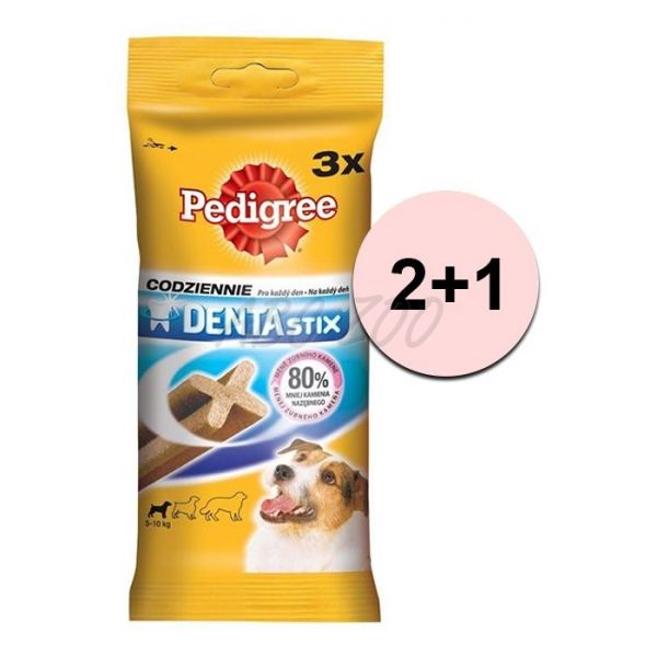 Tyčinky pre psov Pedigree Denta Stix small - 3 ks / 45g 2+1 GRÁTIS ...
