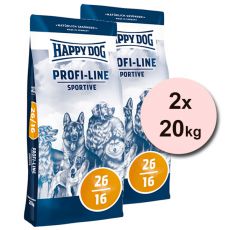 Happy Dog 26-16 SPORTIVE 2 x 20 kg