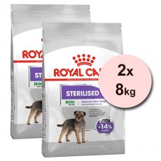 ROYAL CANIN Mini Sterilised granuly pre kastrované malé psy 2 x 8 kg