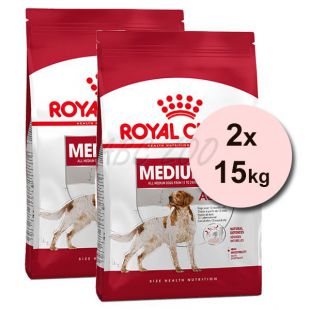 ROYAL CANIN Medium Adult granule pre dospelé stredné psy 2 x 15 kg