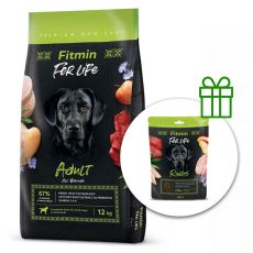 Fitmin FOR LIFE Adult 12 kg + Fitmin For Life Rings ZADARMO
