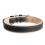Kožený obojok WAU DOG Soft 27-36 cm, 15 mm čierno-béžový