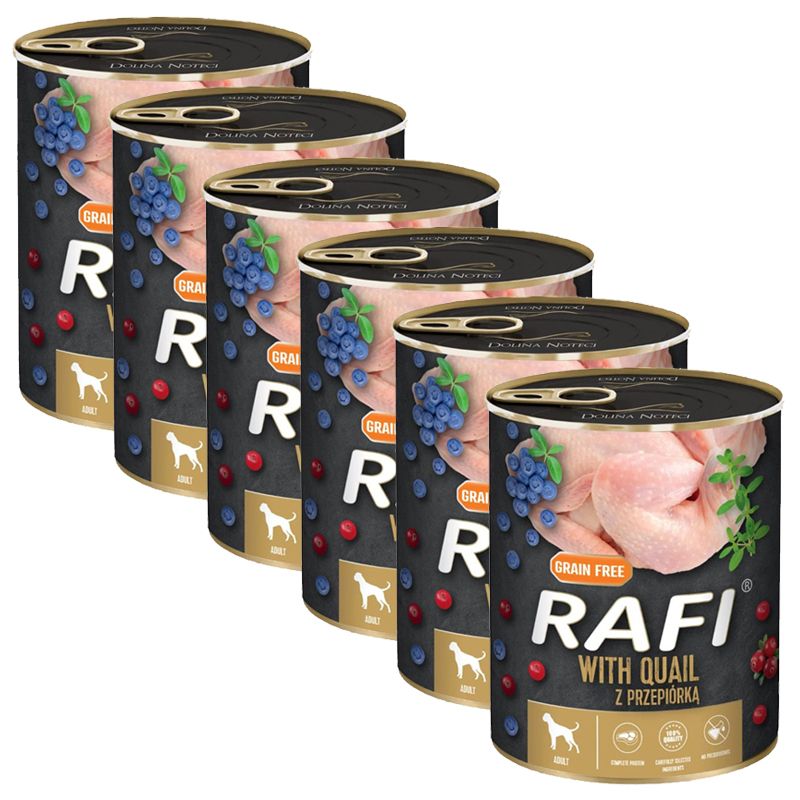Rafi Adult GF Paté with Quail 6 x 800 g