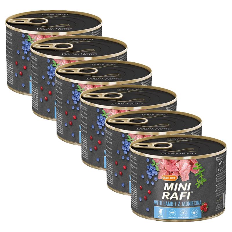 Rafi Adult Mini GF Paté with Lamb 6 x 185 g