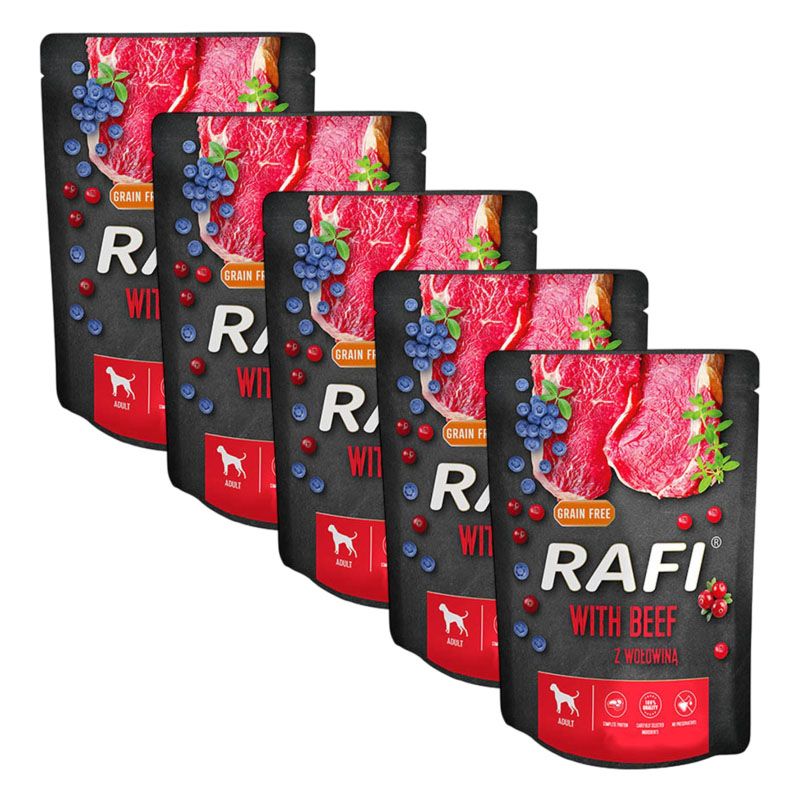 Rafi Adult GF Paté with Beef 5 x 500 g