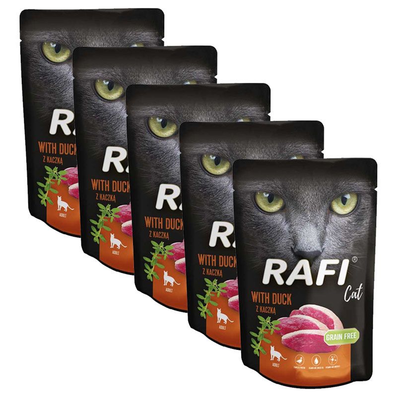 Rafi Cat Adult Paté with Duck 5 x 100 g