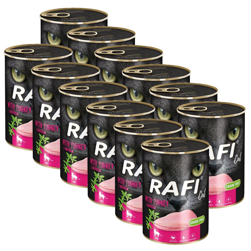 Rafi Cat Adult Paté with Turkey 12 x 400 g