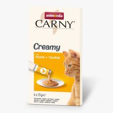 Animonda Carny Adult Creamy - kuracie a taur&iacute;n 6 x 15 g