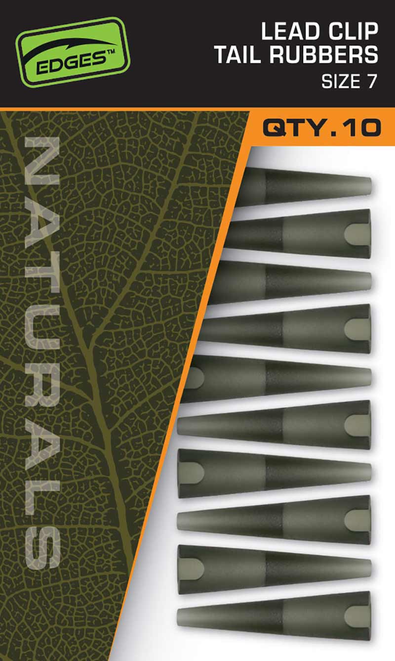 Fox Prevleky Naturals Lead Clips Tail Rubbers Size 7