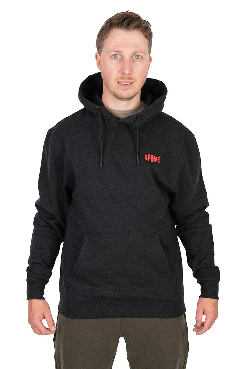 Spomb Mikina Black Marl Hoodie Pullover XXL