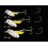 Savage Gear Rotačka Grub Spinners Silver Yellow, size 2, 5.8g