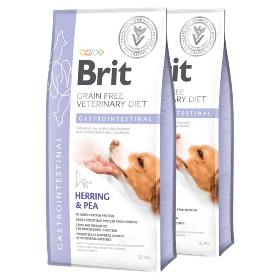 Brit Veterinary Diets GF dog Gastrointestinal 2 x 12 kg