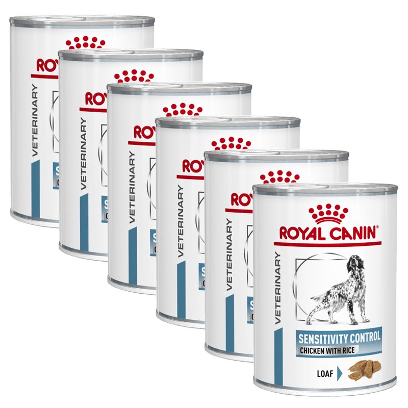 Royal Canin VHN Dog Sensitivity Control Chicken & Rice Can 6 x 410 g