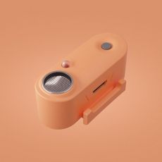TICKLESS MINI nabíjateľný ultrazvukový repelent pre malé psy - Hot peach
