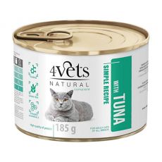 4Vets Cat Natural Simple Recipe with Tuna 185 g