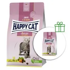 Happy Cat Junior Land Gefl&uuml;gel / hydina 1,3 kg 1+1 ZADARMO
