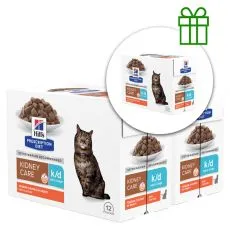 Hill's Prescription Diet k/d Early Stage Starostlivosť o obličky pre mačky 12 x 85 g, 2+1 ZADARMO