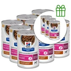 Hill's Prescription Diet Gl Biome Stew Starostlivosť o zaž&iacute;vanie konzerva pre psov 354 g, 9+3 ZADARMO