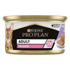 PRO PLAN Delicate Digestion konzervy pre mačky morka pa&scaron;t&eacute;ta 85 g