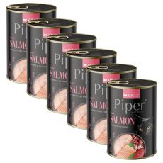 Konzerva Piper Cat Adult s lososom 6 x 400 g