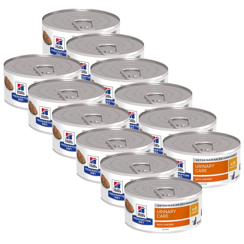 Hill's Prescription Diet c/d Starostlivosť o močový systém konzerva pre mačky 12 x 156 g