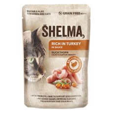 Shelma Cat Kapsička morka-rakytník v omáčke 85 g