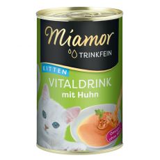 Miamor Vitaldrink Kitten nápoj pre mačiatka, kura 135 ml